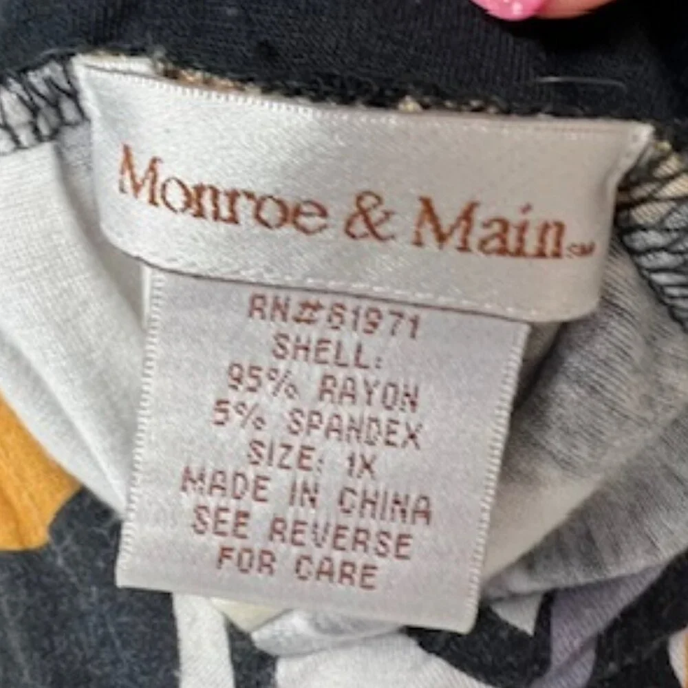MONROE & MAIN WOMENS SLEEVELESS SUNDRESS SIZE 1X - Picture 2 of 8